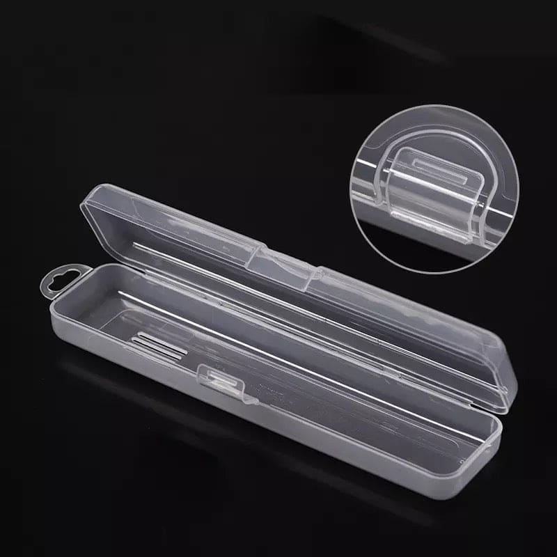 Transparent Rectangle Storage Box, Convenient Cutlery Box, Portable Makeup Brush Organizer, Transparent Cover Storage Box Kitchen Accessories, Clamshell Plastic Cutlery Box, Transparent Packaging Chopsticks Spoon Storage Box Transparent Rectangle Storage Box, Convenient Cutlery Box, Portable Makeup Brush Organizer, Transparent Cover Storage Box Kitchen Accessories, Clamshell Plastic Cutlery Box, Transparent Packaging Chopsticks Spoon Storage Box